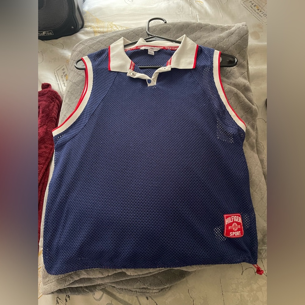 Tommy Hilfiger Kids Navy Sleeveless Polo